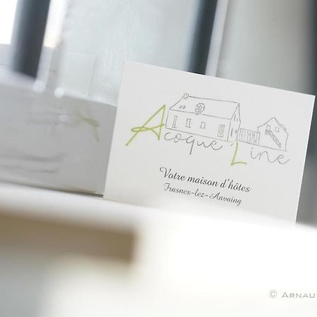 A Coque'Line Bed and Breakfast Frasnes-lez-Anvaing Exteriör bild