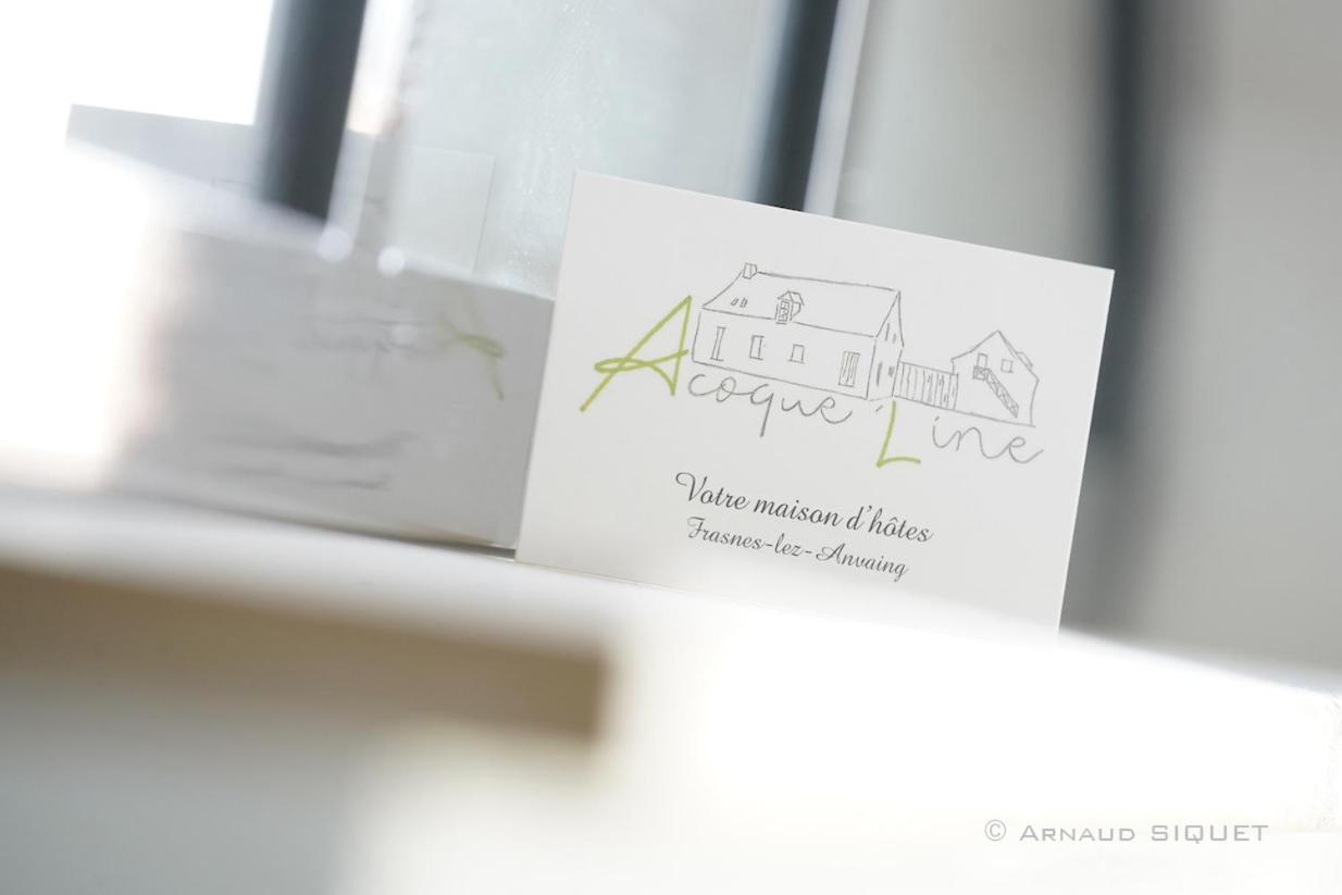 A Coque'Line Bed and Breakfast Frasnes-lez-Anvaing Exteriör bild